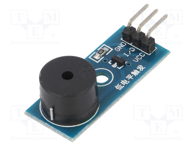 Module: signalling device; buzzer; 3.3÷5VDC; 33x13mm