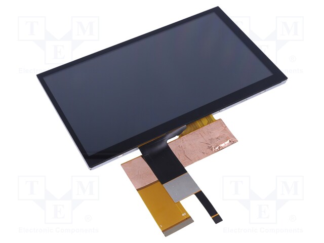 Display: TFT; 7"; 800x480; Illumin: LED; Dim: 164.9x100x5.25mm