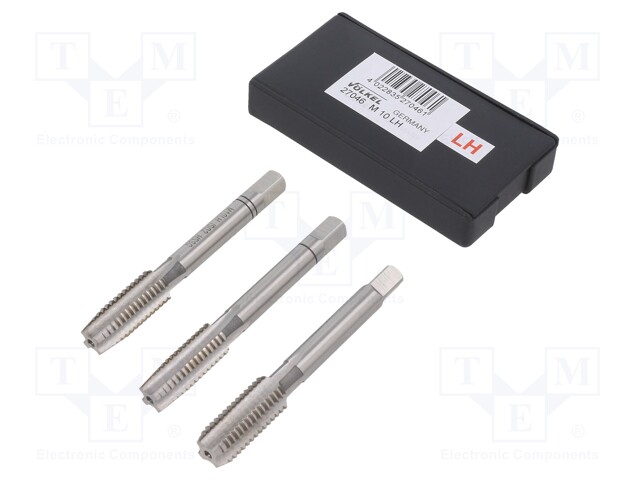 Tap; HSS-G; M10; 1.5; 70mm; Pcs: 3; Conform to: DIN 352; 5,5mm