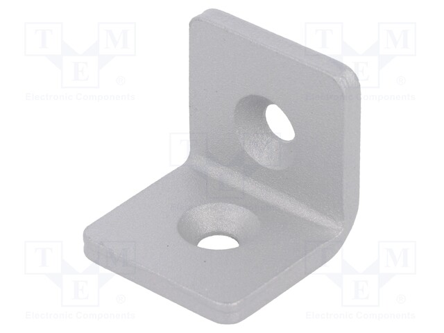 Angle bracket; for profiles; W: 30mm; H: 30mm; L: 30mm; steel