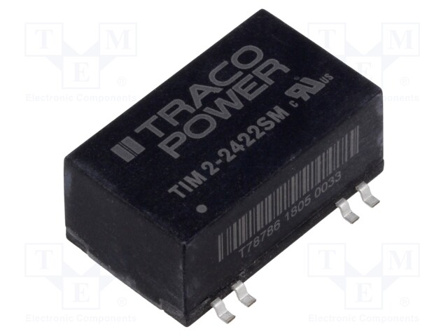 Converter: DC/DC; 2W; Uin: 18÷36V; Uout: 12VDC; Uout2: -12VDC; SMD