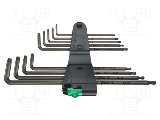 Key set; Torx®; TX08,TX09,TX10,TX15,TX20,TX25,TX27,TX30,TX40