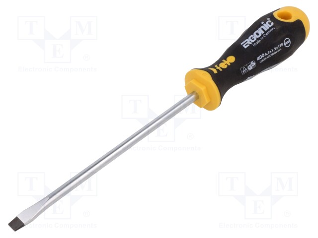 Screwdriver; slot; 6,5x1,2mm; ERGONIC®