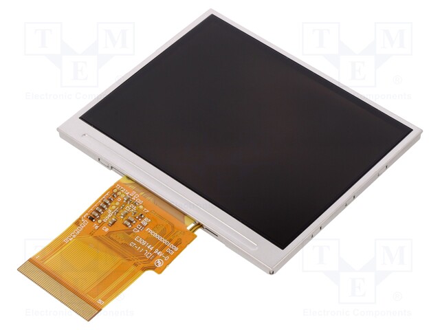 Display: TFT; 3.5"; 320x240; Illumin: LED; Dim: 76.9x63.9x3.2mm