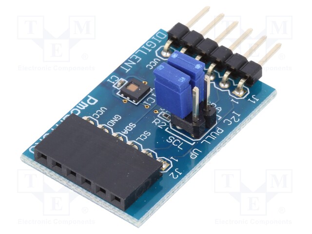 Pmod module; humidity/temperature sensor; I2C; HDC1080