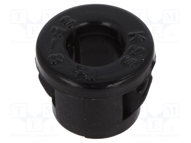 Grommet; Ømount.hole: 7.9mm; Øhole: 5.1mm; black