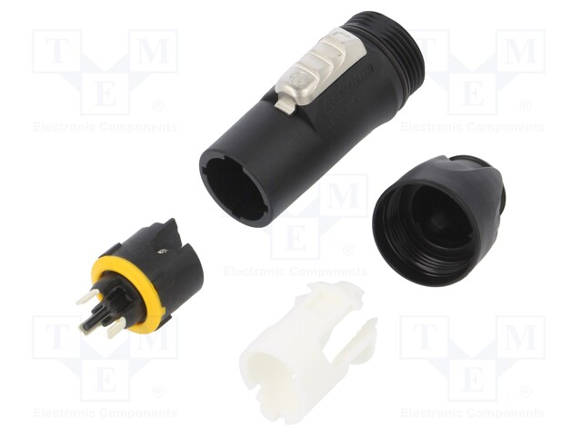 Connector: circular; screw terminal; male; powerCON TRUE1 TOP