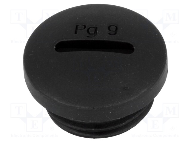 Stopper; PG9; Mat: polyamide; black