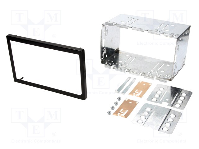 Universal mounting half frame; 2 DIN; Citroën,Ford,Mercedes