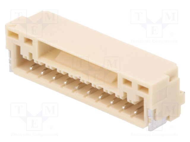 Socket; wire-board; male; GH; 1.25mm; PIN: 10; SMT; 50V; 1A; vertical