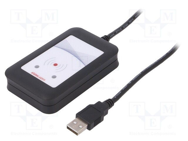 RFID reader; antenna; 88x56x18mm; USB; 4.3÷5.5V; f: 13,56MHz