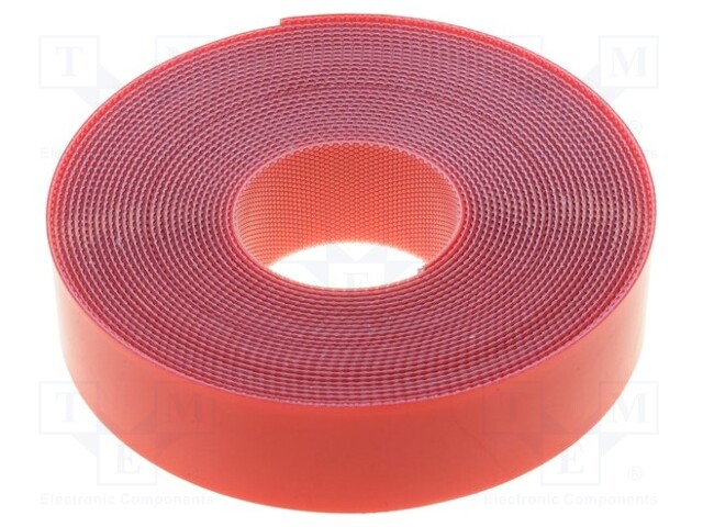 Tape: velcro; W: 19mm; L: 5m; D: 0.25mm; acrylic; transparent