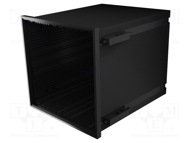 Enclosure: panel; X: 144mm; Y: 144mm; Z: 156mm; ABS + PC,PPO; black