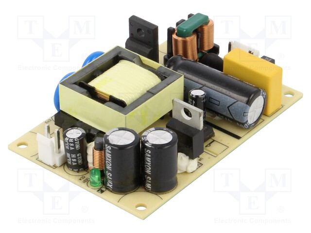 Converter: AC/DC; 30W; Uout: 12VDC; Iout: 2500mA; 84%; Mounting: PCB