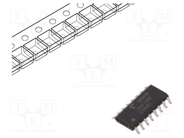 IC: digital; 3-to-8 lines,decoder; C²MOS; SMD; SO16; Series: HC