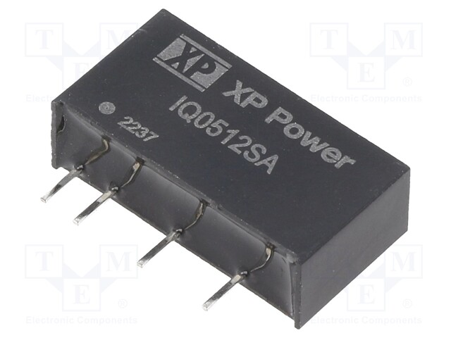 Converter: DC/DC; 1W; Uin: 5V; 12VDC; Iout: 83mA; SIP; 19.5x6x9.5mm