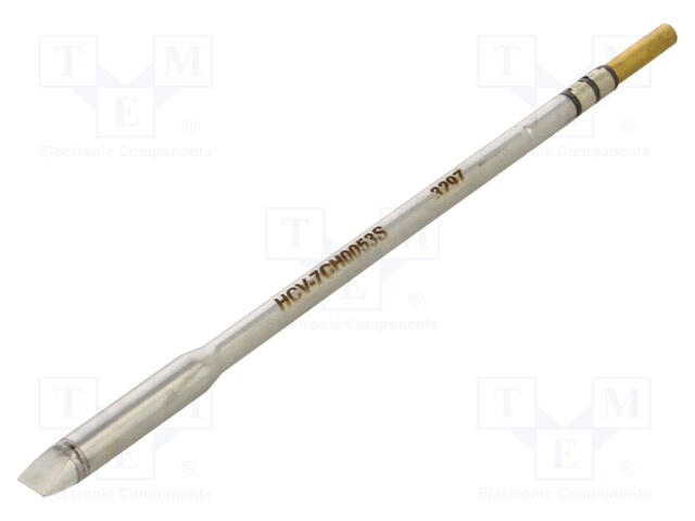 Soldering Iron Tip, Chisel, 40°, 5.3 mm Width, HCV Series