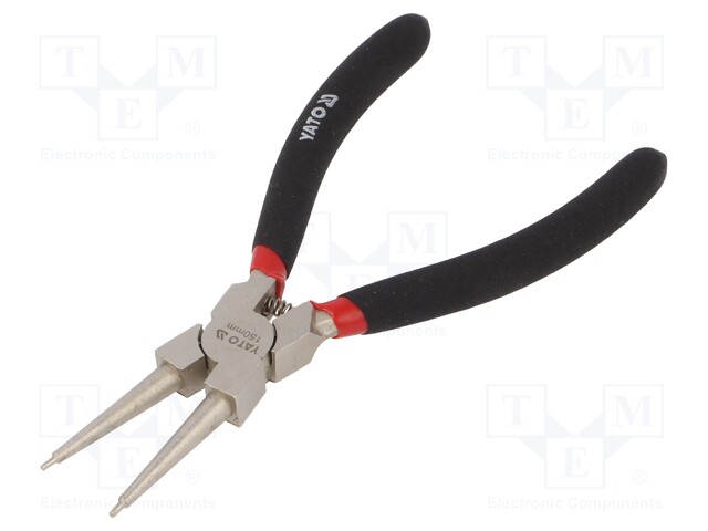 Pliers; internal circlip; Ring: internal; 150mm; V: straight