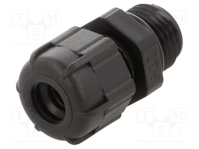 Cable gland; PG7; IP68; Mat: polyamide; black