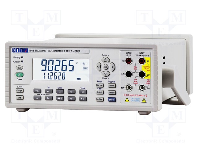 Benchtop multimeter; LCD 5,5 digit 17mm,LCD 6 digit 10mm