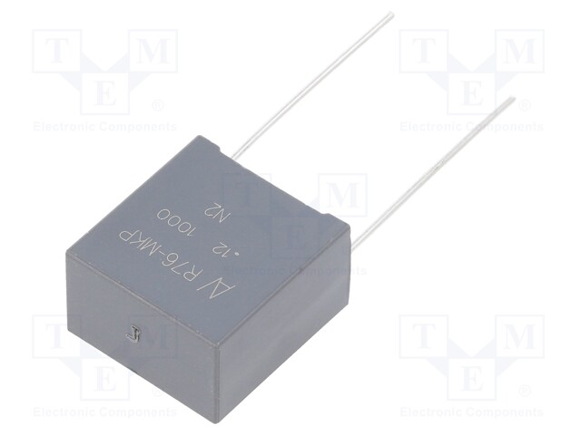 Capacitor: polypropylene; 0.12uF; ESR: 13.26mΩ; THT; ±5%; -55÷110°C