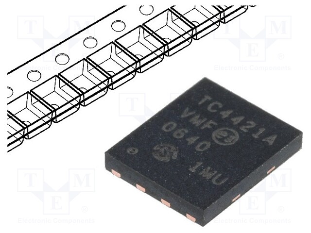 Driver; MOSFET gate driver; 10A; Channels: 1; 4.5÷18V; DFN8