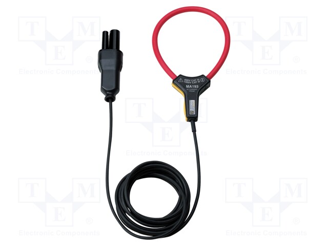 AC current clamp adapter; Øcable: 70mm; I AC: 100m÷10000A; Len: 3m