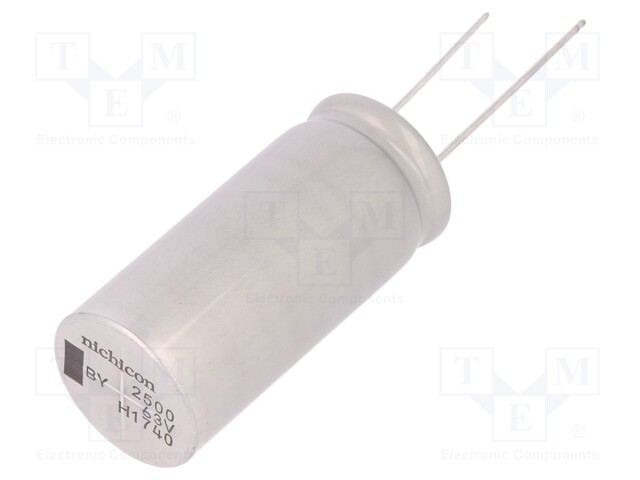 Capacitor: electrolytic; low impedance; 2500uF; 63VDC; ESR: 21mΩ