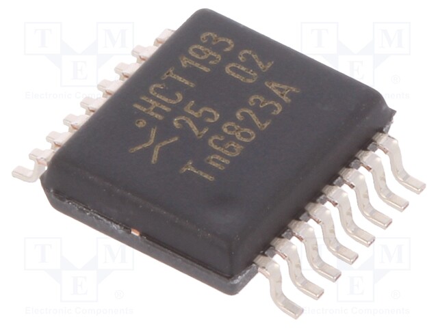 IC: digital; 4bit,binary up/down counter; Series: HCT; SMD; SSOP16