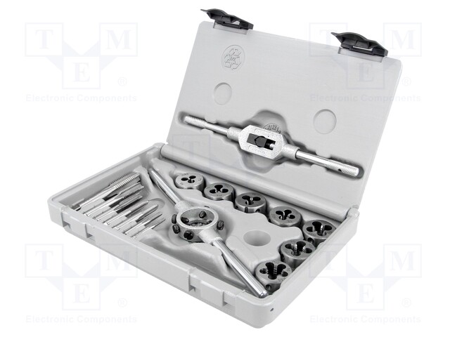 For threading; Pcs: 16; Package: plastic box