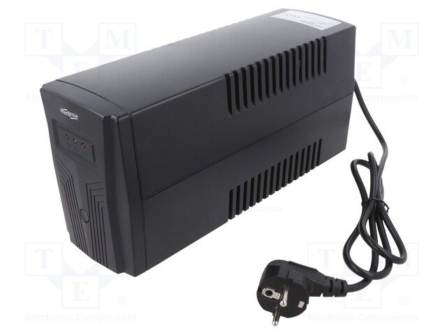 Power supply: UPS; 280x140x100mm; 510W; 850VA; 5.5kg; Schuko x2