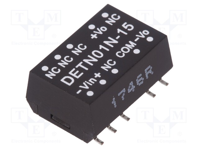 Converter: DC/DC; 1W; Uin: 21.6÷26.4V; Uout: 15VDC; Uout2: -15VDC