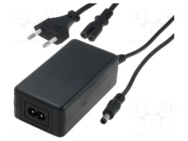 Power supply: switched-mode; 5VDC; 4A; Out: 5,5/2,1; 20W; 90÷264VAC