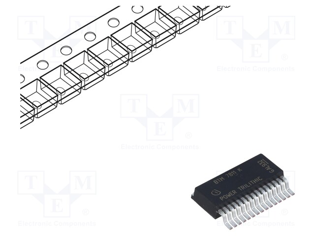 Driver; motor controller; TrilithIC™; 42A; 5÷42V; PG-TO263-15