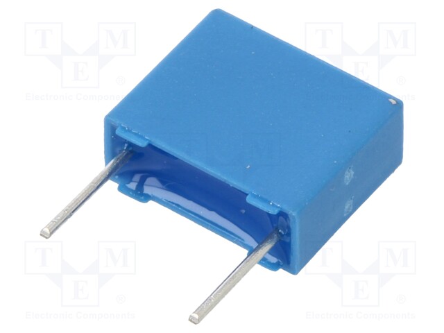 Capacitor: polyester; 100nF; 160VAC; 250VDC; Pitch: 7.5mm; ±10%