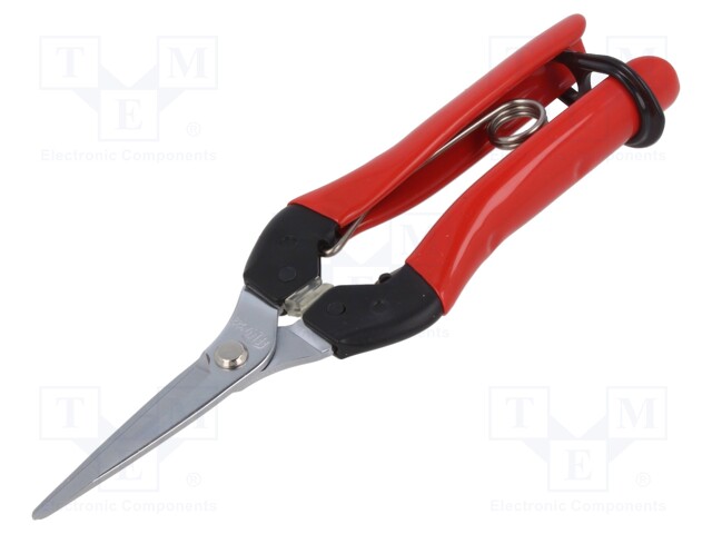 Garden pruner; 190mm; carbon steel