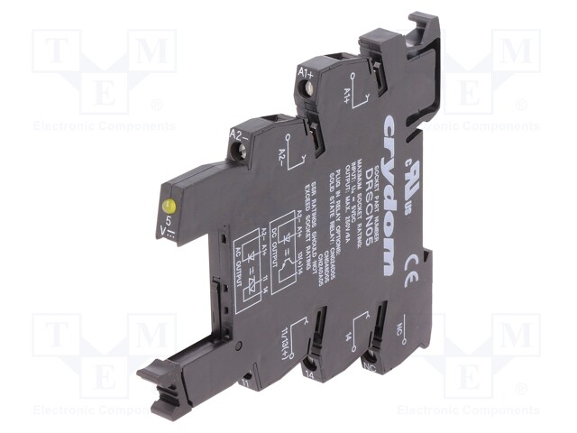 Relays accessories: socket; Ucntrl: 3÷12VDC; DIN; Series: CN