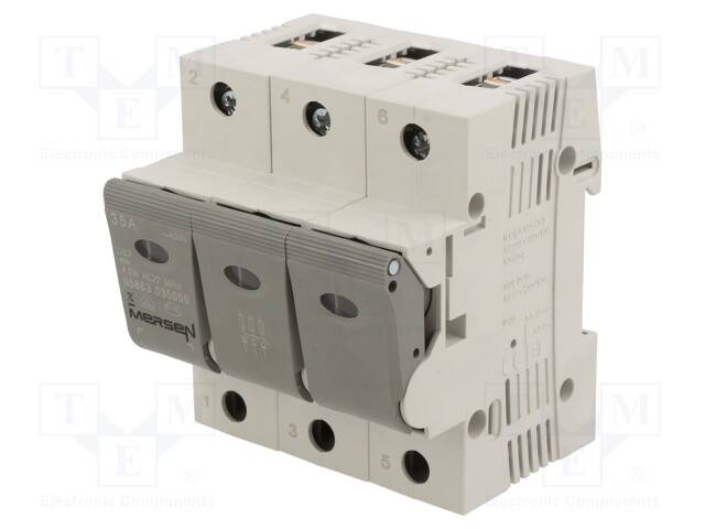 Fuse disconnector; protection switchgear; D02; DIN; 35A; 400V