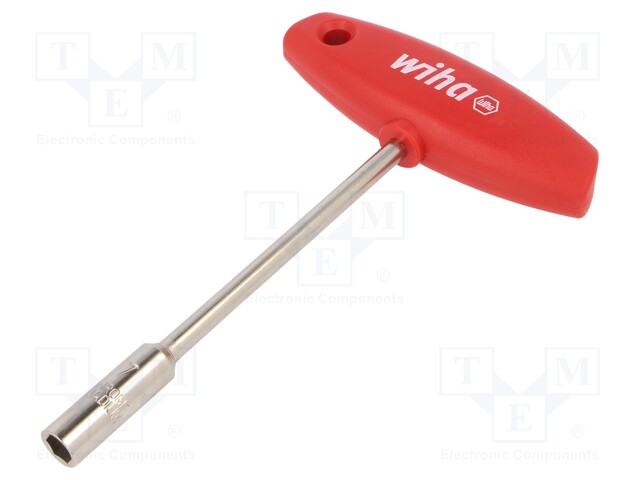 Key; socket spanner; HEX 7mm; Chrom-vanadium steel