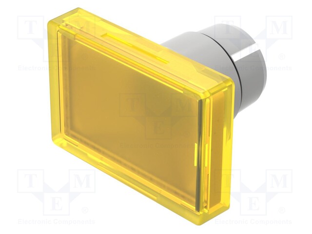 Actuator lens; yellow; 17x25.5mm