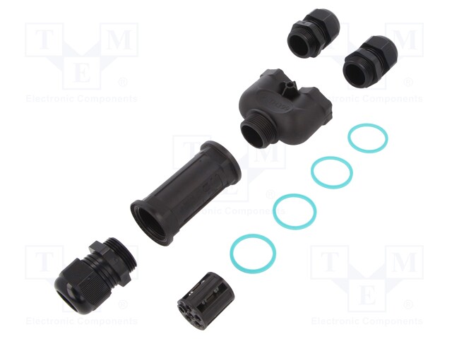 Connector: AC supply; screw terminal; TH399; 8÷17mm; 0.5÷1.5mm2