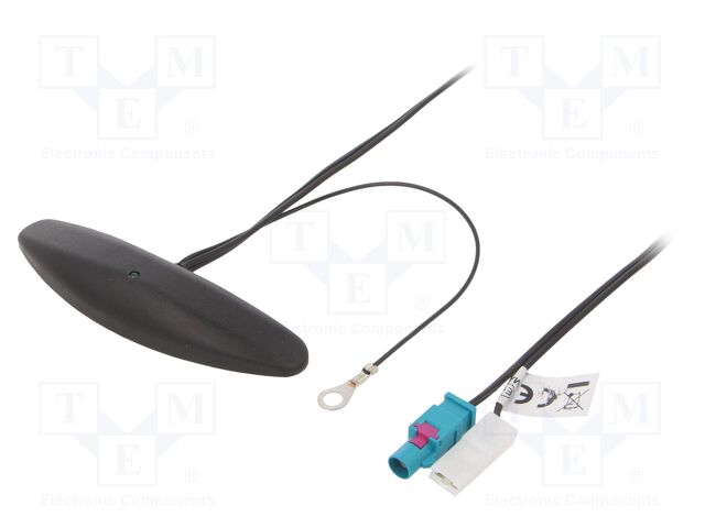 Antenna; inner; AM,FM; universal,with amplifier; 0.25m; black