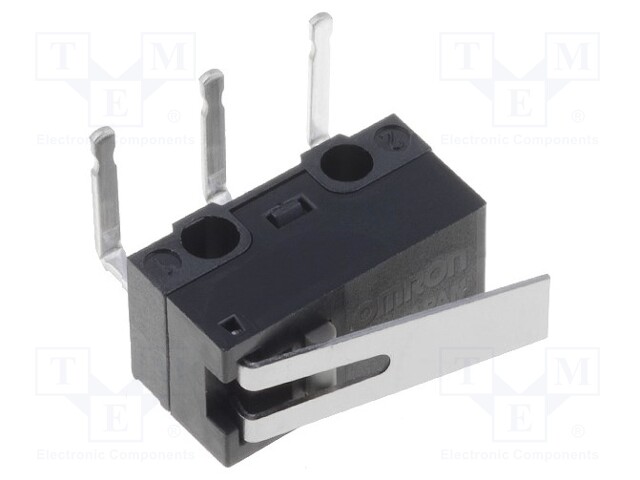Microswitch SNAP ACTION; with lever; SPDT; 0.1A/30VDC; ON-(ON)