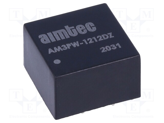 Converter: DC/DC; 3W; Uin: 4.5÷18V; Uout: 12VDC; Uout2: -12VDC; DIP8