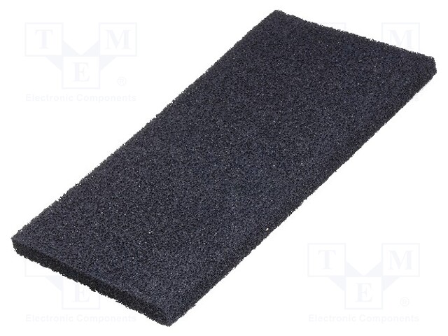 Conductive foam; ESD; L: 1000mm; W: 1000mm; D: 6mm; Features: hard