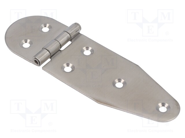 Hinge; Width: 40mm; A2 stainless steel; H: 130mm