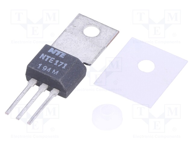 Transistor: NPN; bipolar; 300V; 0.1A; 6.25W; TO202-3