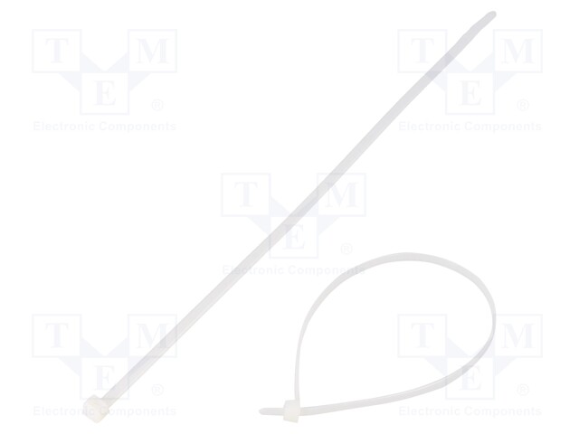 Cable tie; L: 300mm; W: 4.6mm; natural