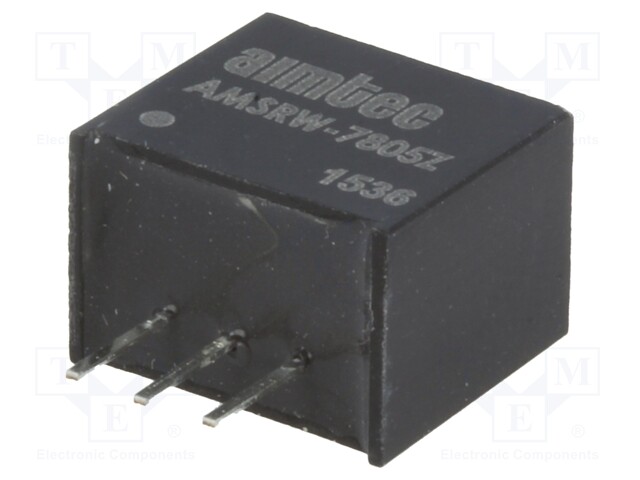 Converter: DC/DC; 6W; Uin: 17÷72V; Uout: 12VDC; Iout: 500mA; SIP3