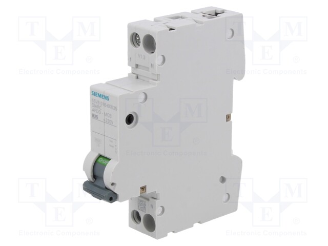 Circuit breaker; 230VAC; Inom: 25A; Poles: 1+N; Charact: B; 6kA